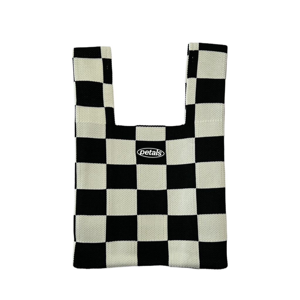 Black Checkered Bag