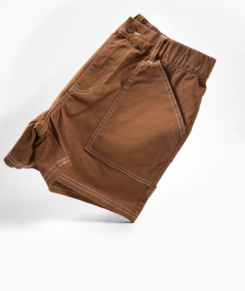 Construct Painter Brown Shorts