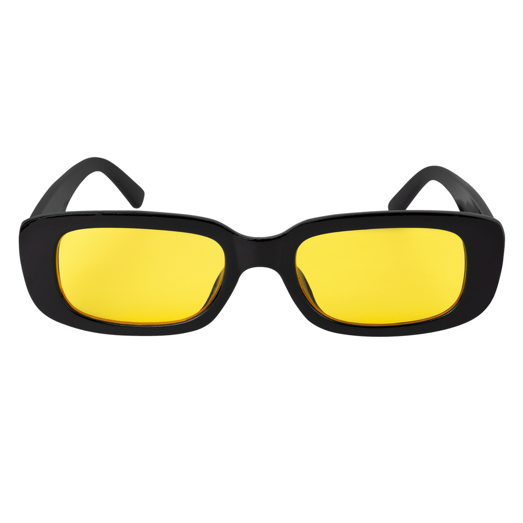 Downtown Sunglasses in Black/Yellow