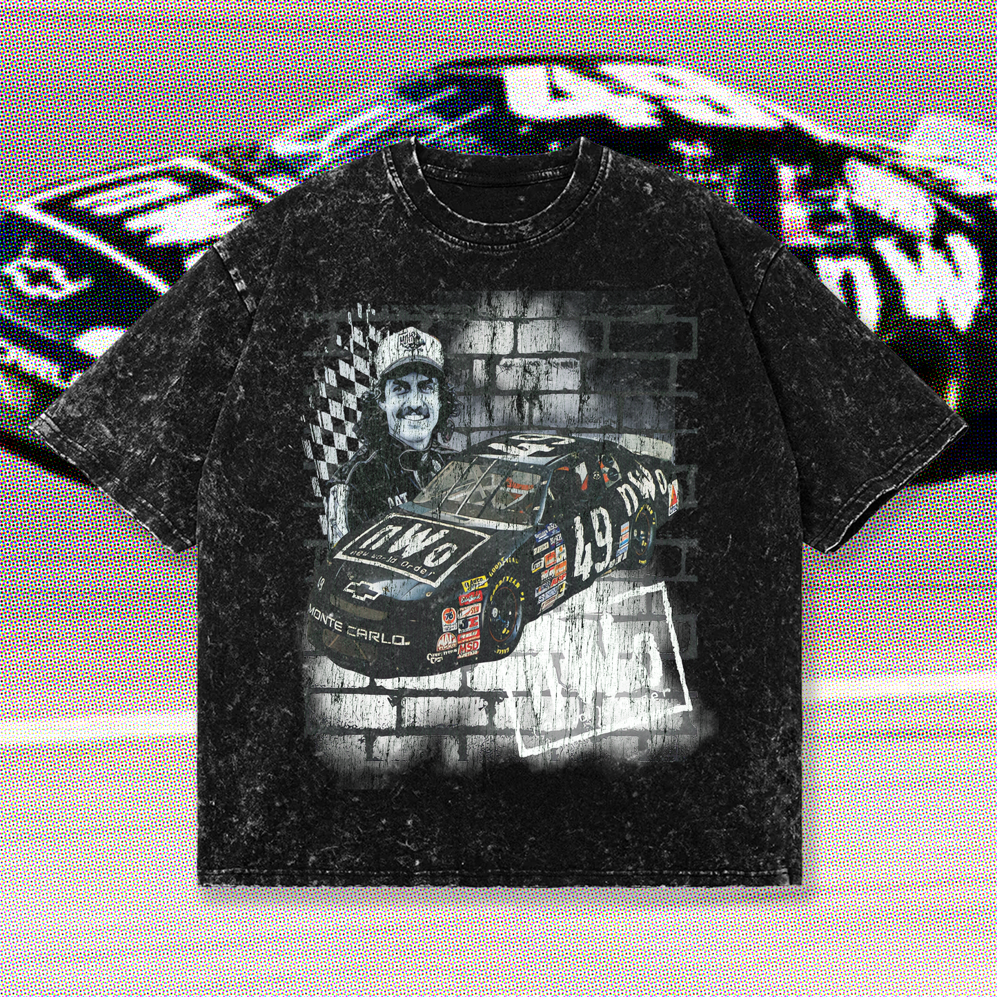 NWO Racing Vintage Washed Tee
