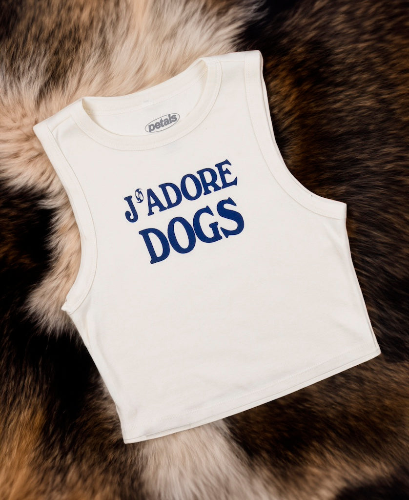 J'adore Dogs Tank in Natural