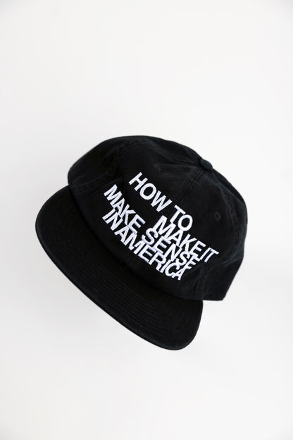 Make It Make Sense Hat in Black