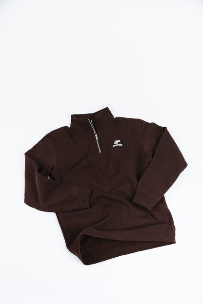 Find Balance 1/4 Zip in Brown