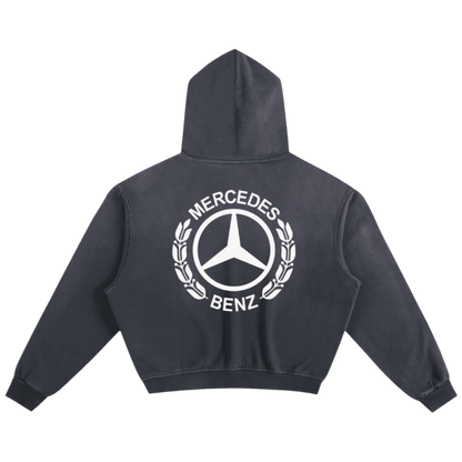 Mercedes Tribute Boxy Sun Faded Hoodie