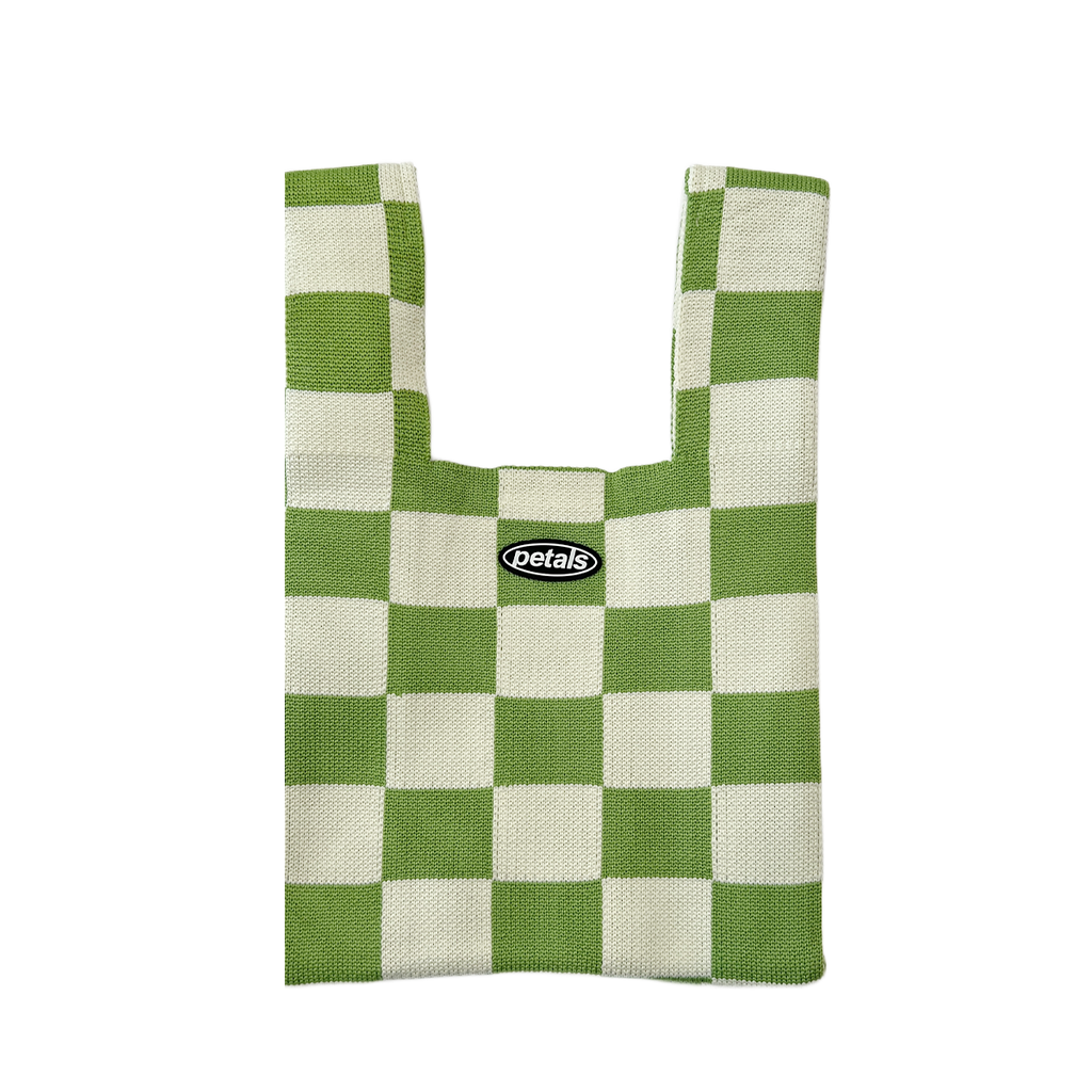 Green Checkered Bag