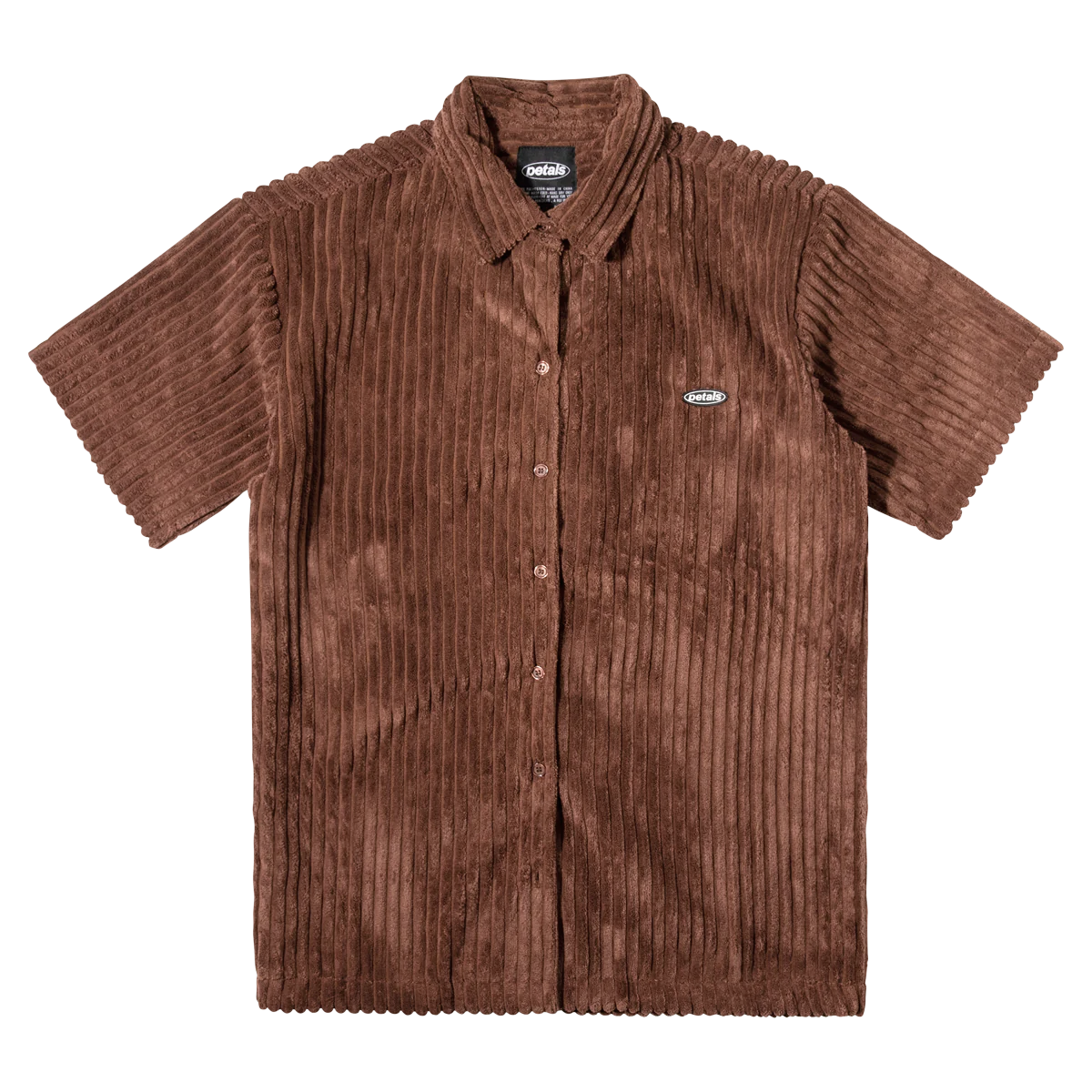 Jumbo Cords Button-Up in Bark