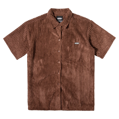 Jumbo Cords Button-Up in Bark