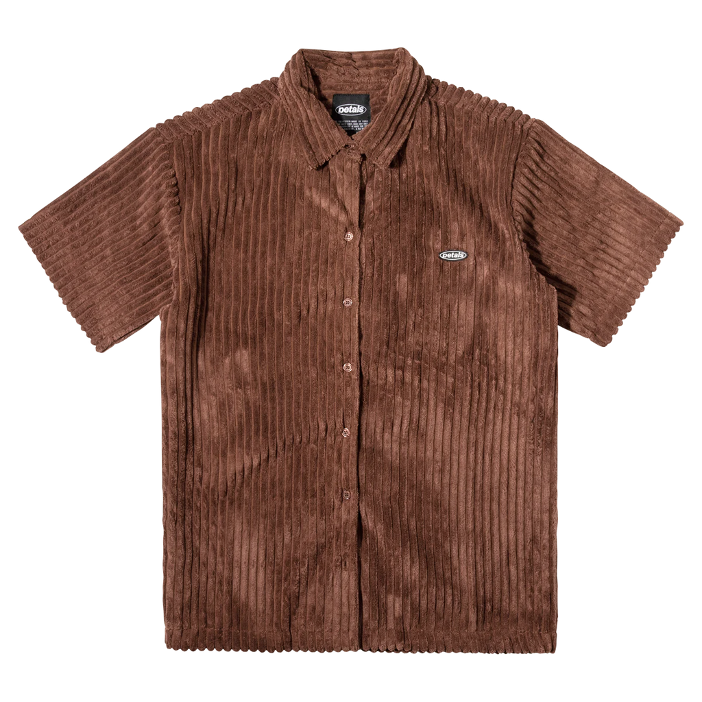 Jumbo Cords Button-Up in Bark