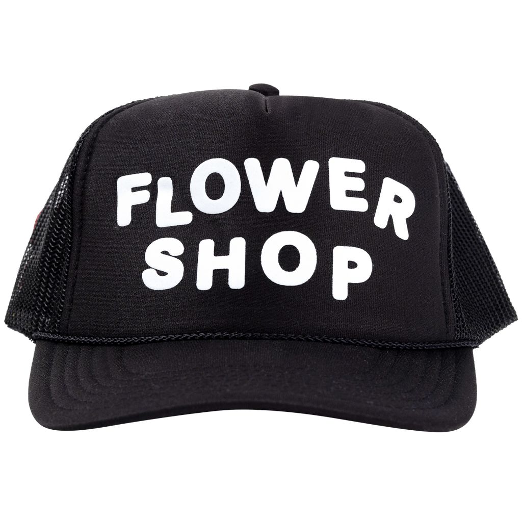 Flower Shop Trucker in Black