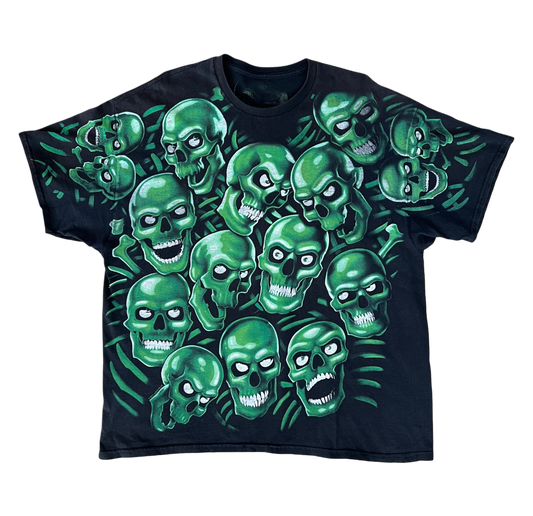 Three 6 Mafia Skulls Tee