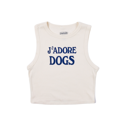 J'adore Dogs Tank in Natural