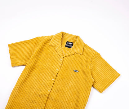 Jumbo Cords Button-Up in Mustard