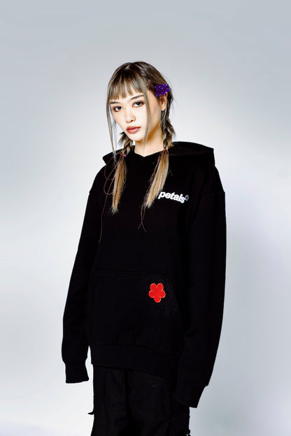 Flower Shop Hoodie in Black