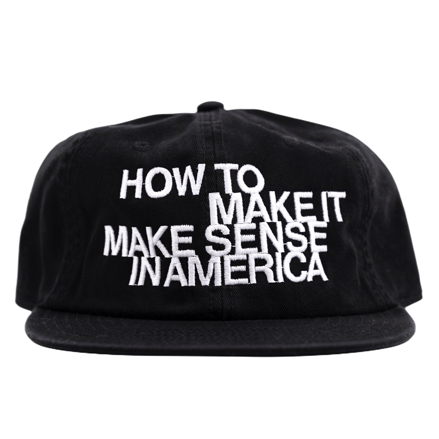 Make It Make Sense Hat in Black