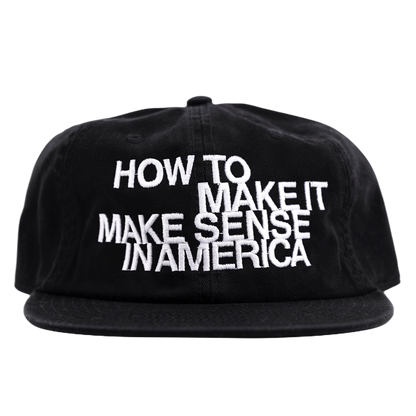 Make It Make Sense Hat in Black