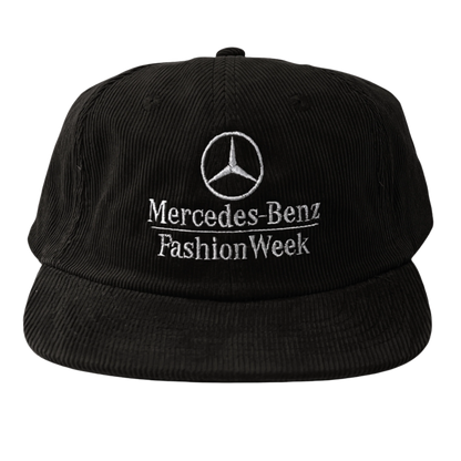 Mercedes-Benz Fashion Week Corduroy Hat in Black