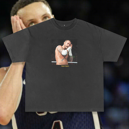 Night Night CM Punk Enzyme Washed Tee