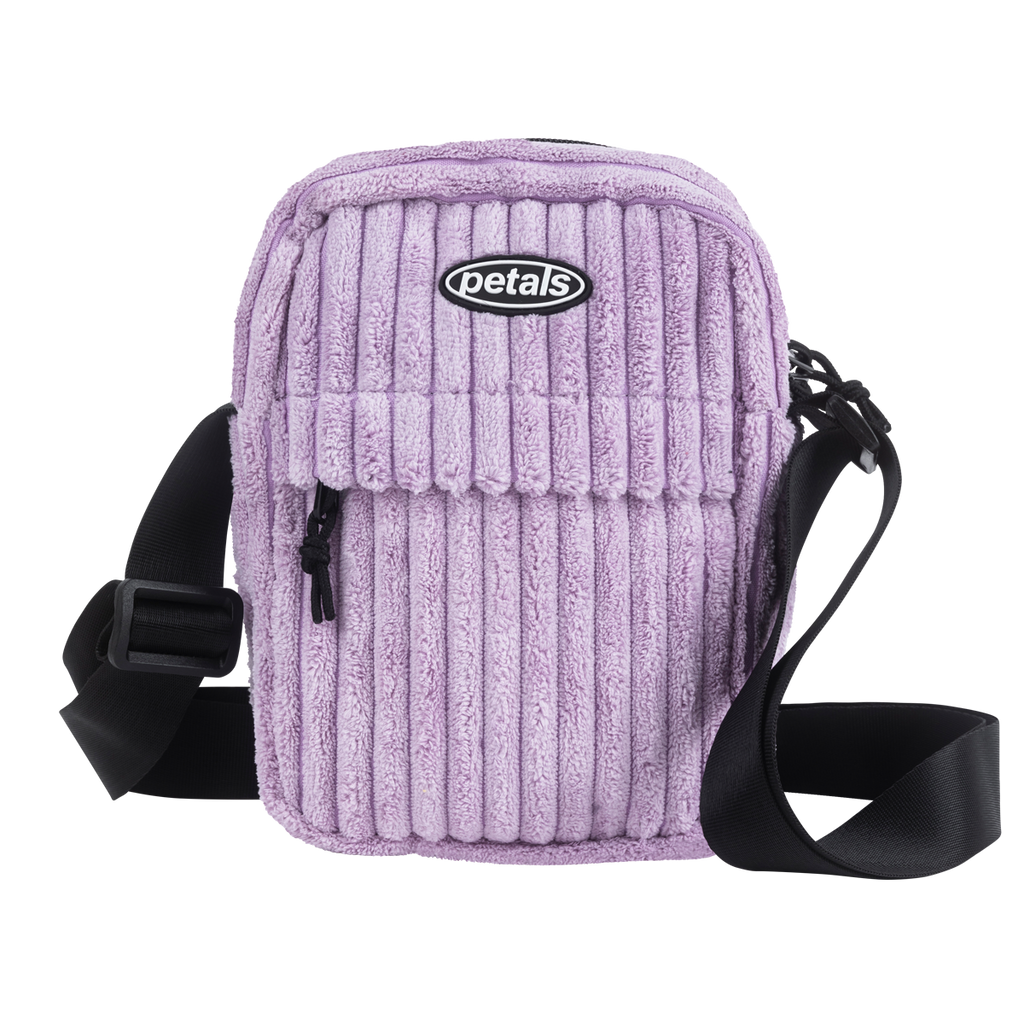 Jumbo Corduroy Shoulder Bag in Lilac