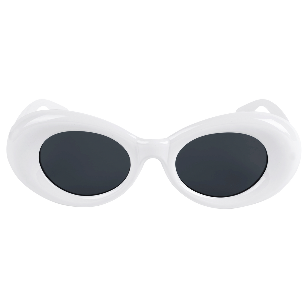 Nevermind Puff Sunglasses in White