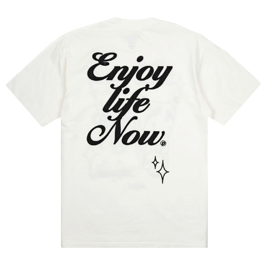 Enjoy Life Tee in Off-White