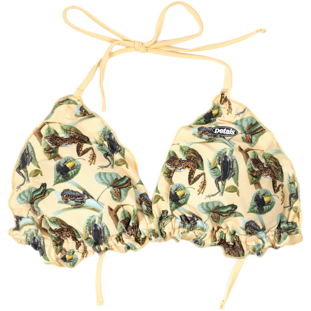 Mossy Frog Ruffle Bikini Top