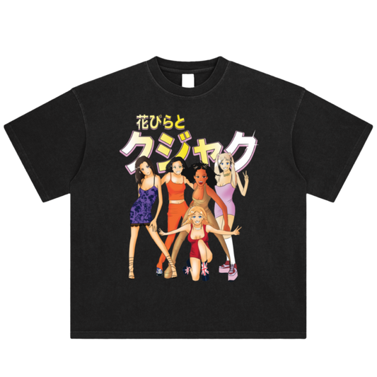 Spice Girls Anime Vintage Tee