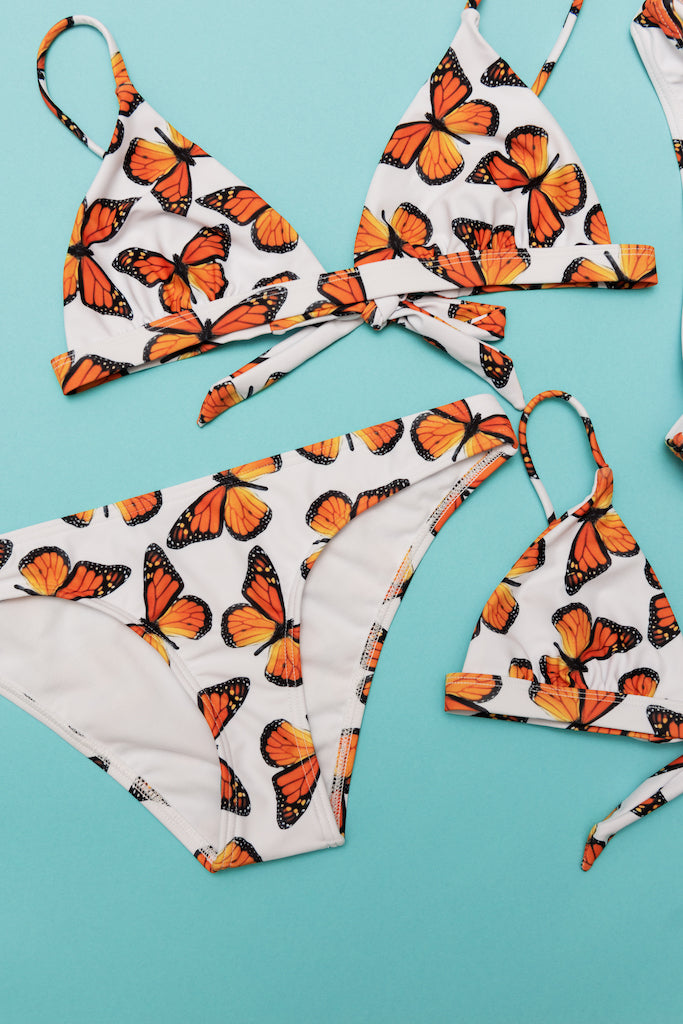 Butterfly Effect Triangle Bikini Top - Petals and Peacocks
