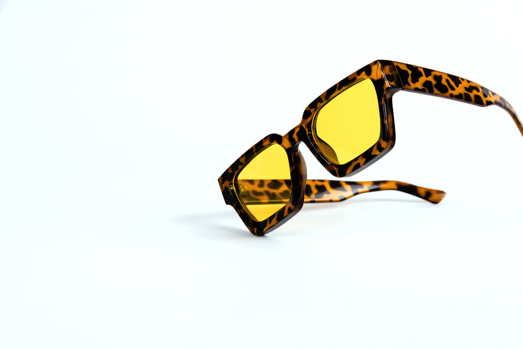 Optimistics Sunglasses in Yellow Tortoise