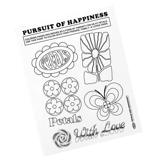 Pursuit of Happiness Coloring Page