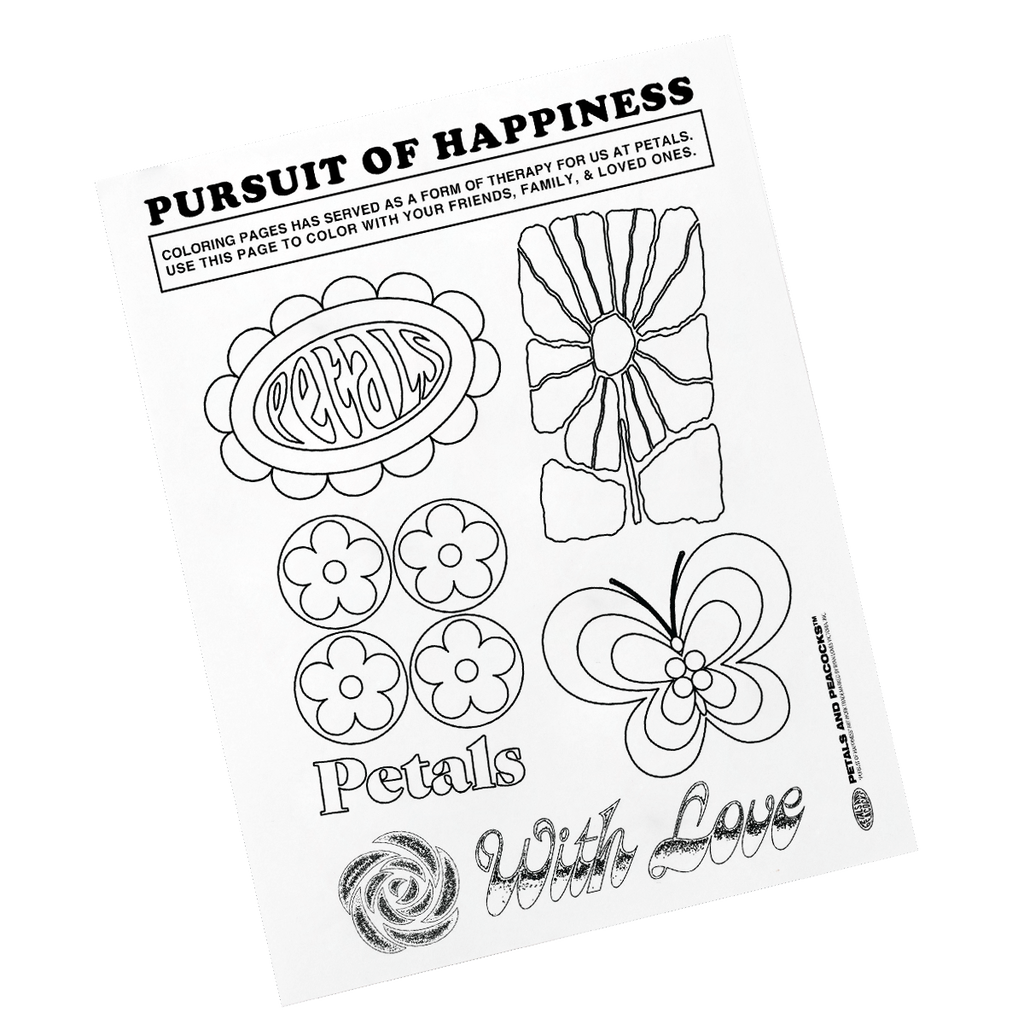 Pursuit of Happiness Coloring Page