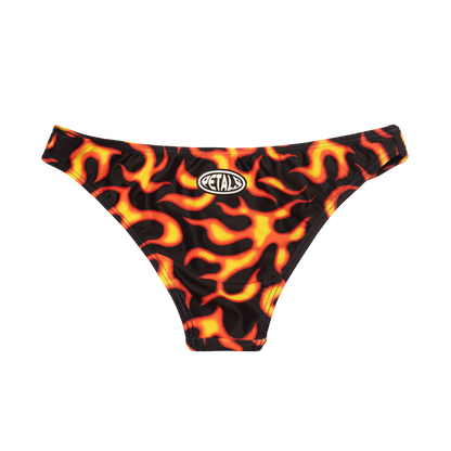 Flames Cheeky Bikini Bottom - Petals and Peacocks