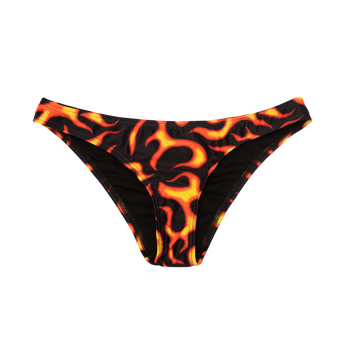 Flames Cheeky Bikini Bottom - Petals and Peacocks