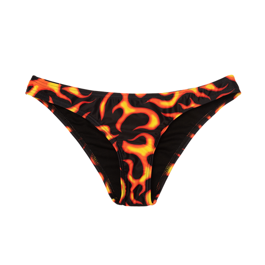 Flames Cheeky Bikini Bottom - Petals and Peacocks
