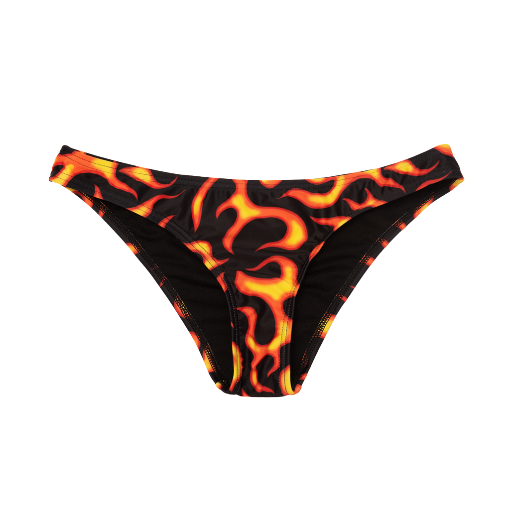 Flames Cheeky Bikini Bottom