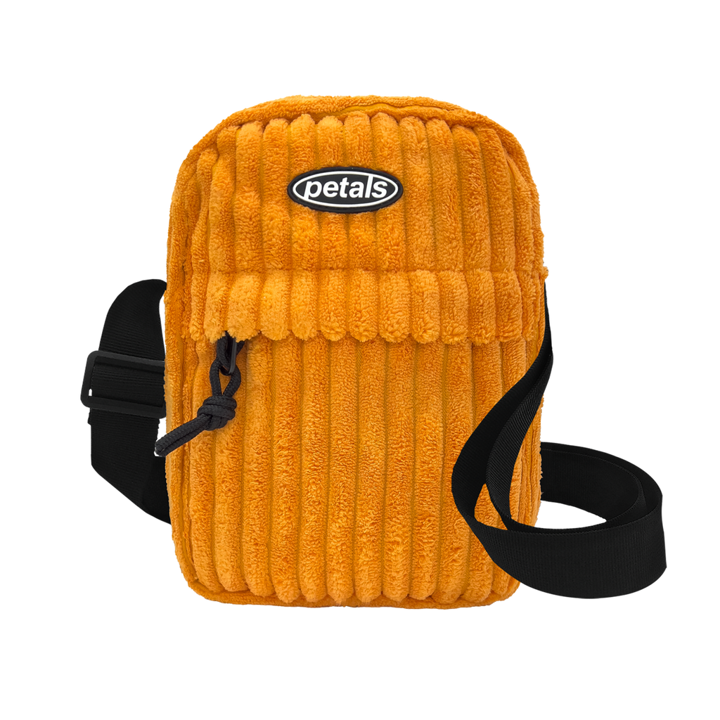 Jumbo Corduroy Shoulder Bag in Orange