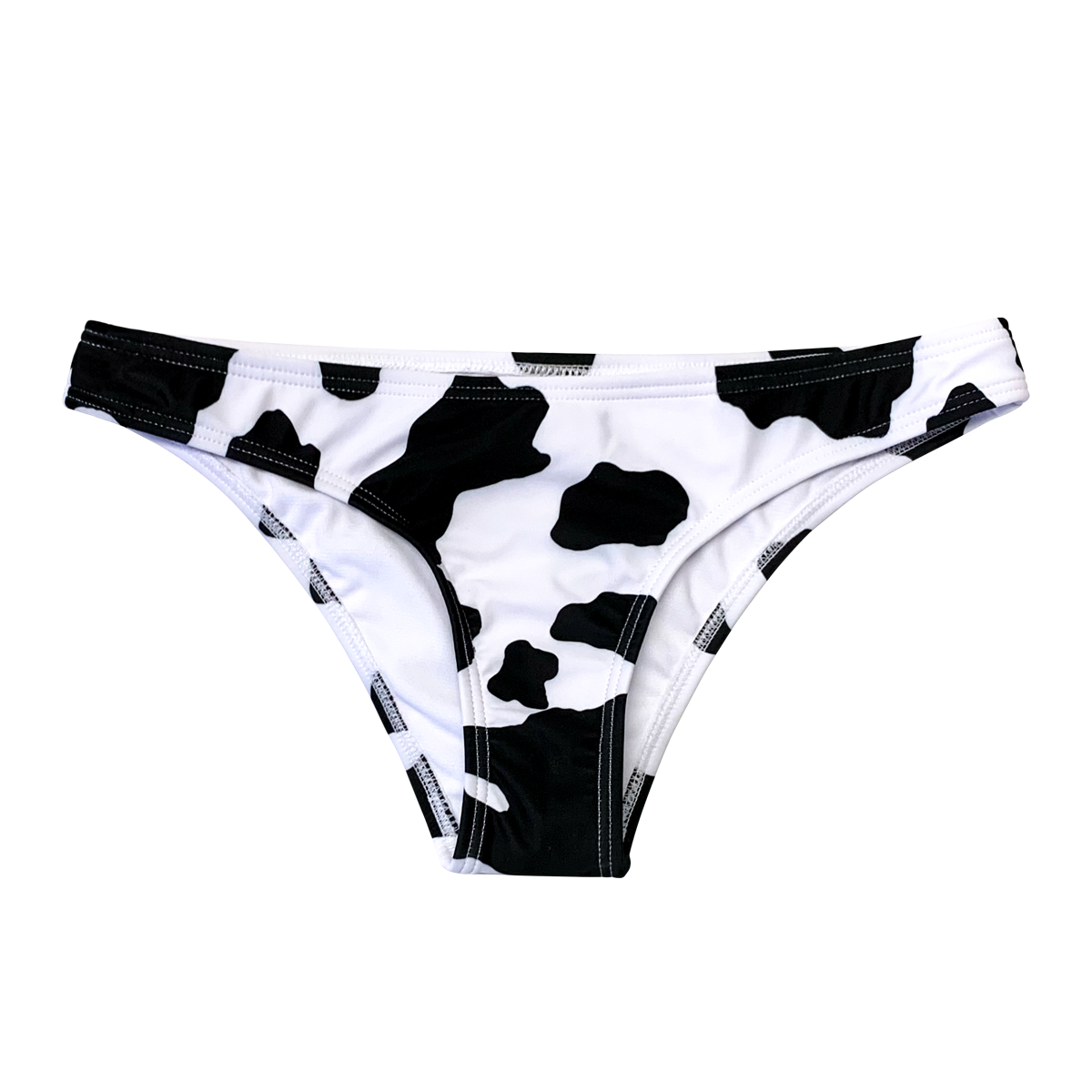 Mooo'd Cow Print Bikini Bottom