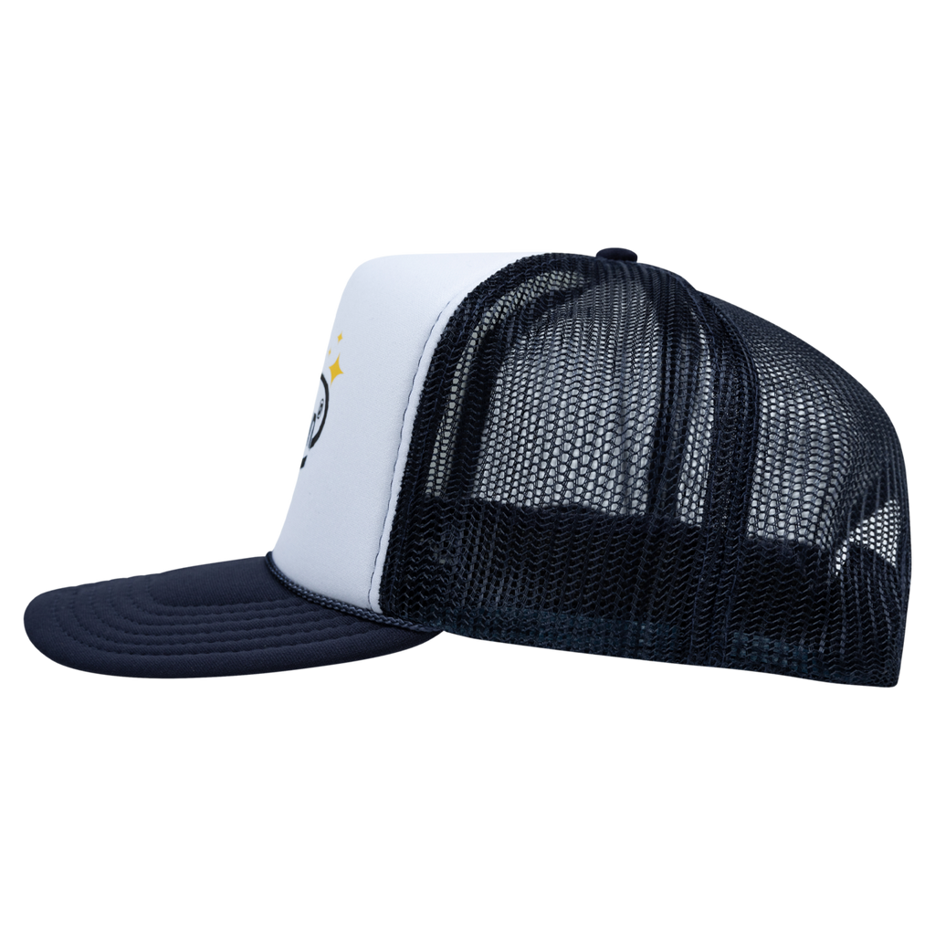 Intuition Science Dept. Trucker Hat in Navy/White