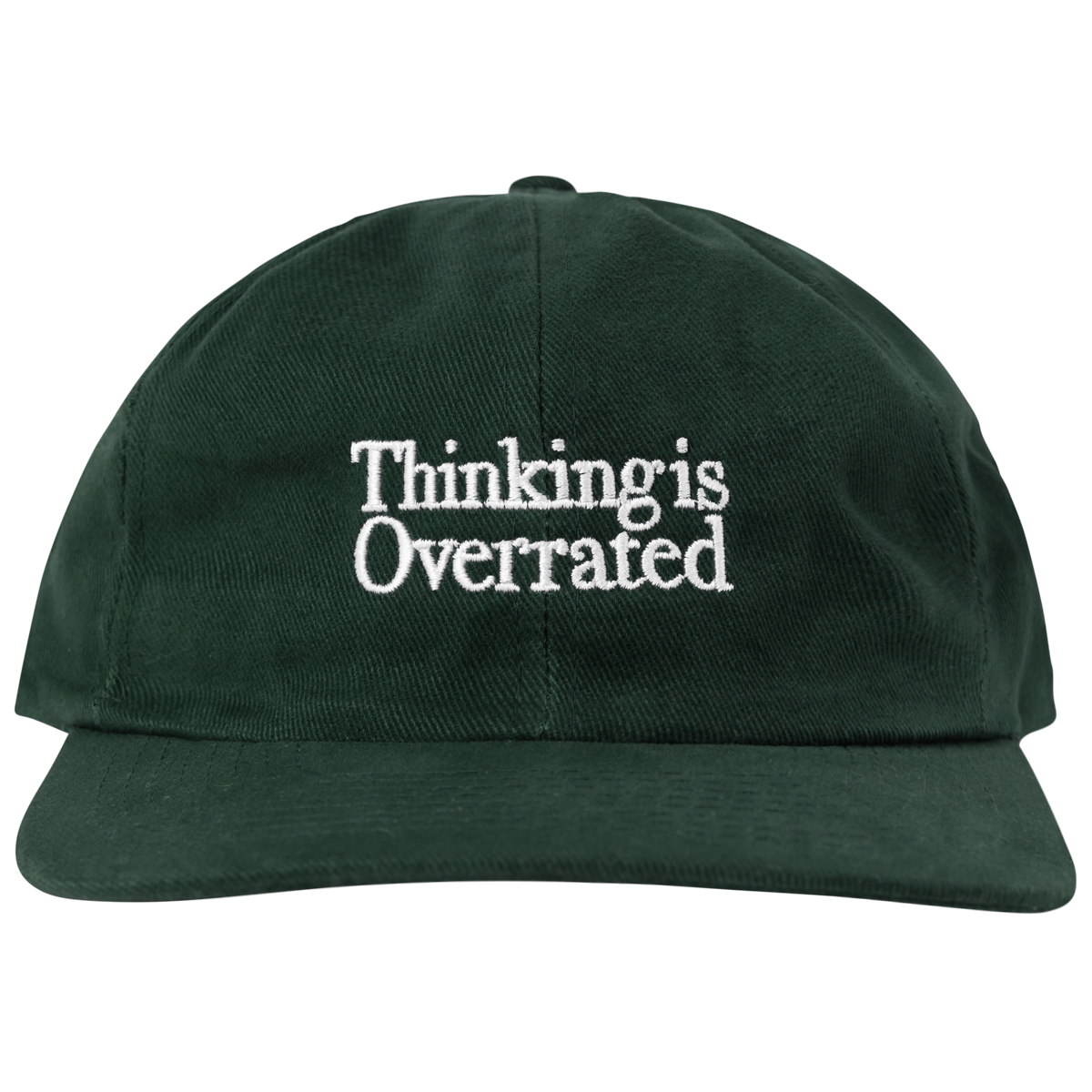Thinking Is Overrated Vintage Hat