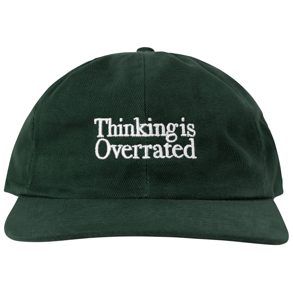 Thinking Is Overrated Vintage Hat