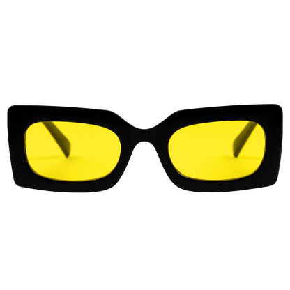 Rhubic Sunglasses in Black/Yellow