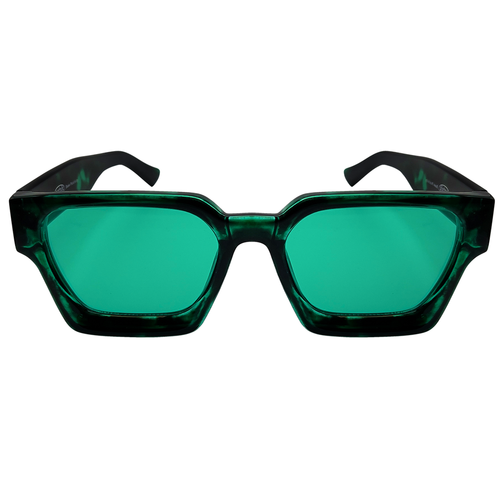 Optimistics Sunglasses in Emerald Tortoise