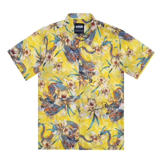 <transcy>Chemise de vacances effet papillon</transcy>