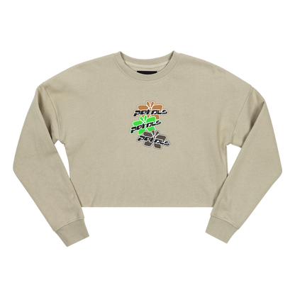 Butterflies Crop Sweatshirt