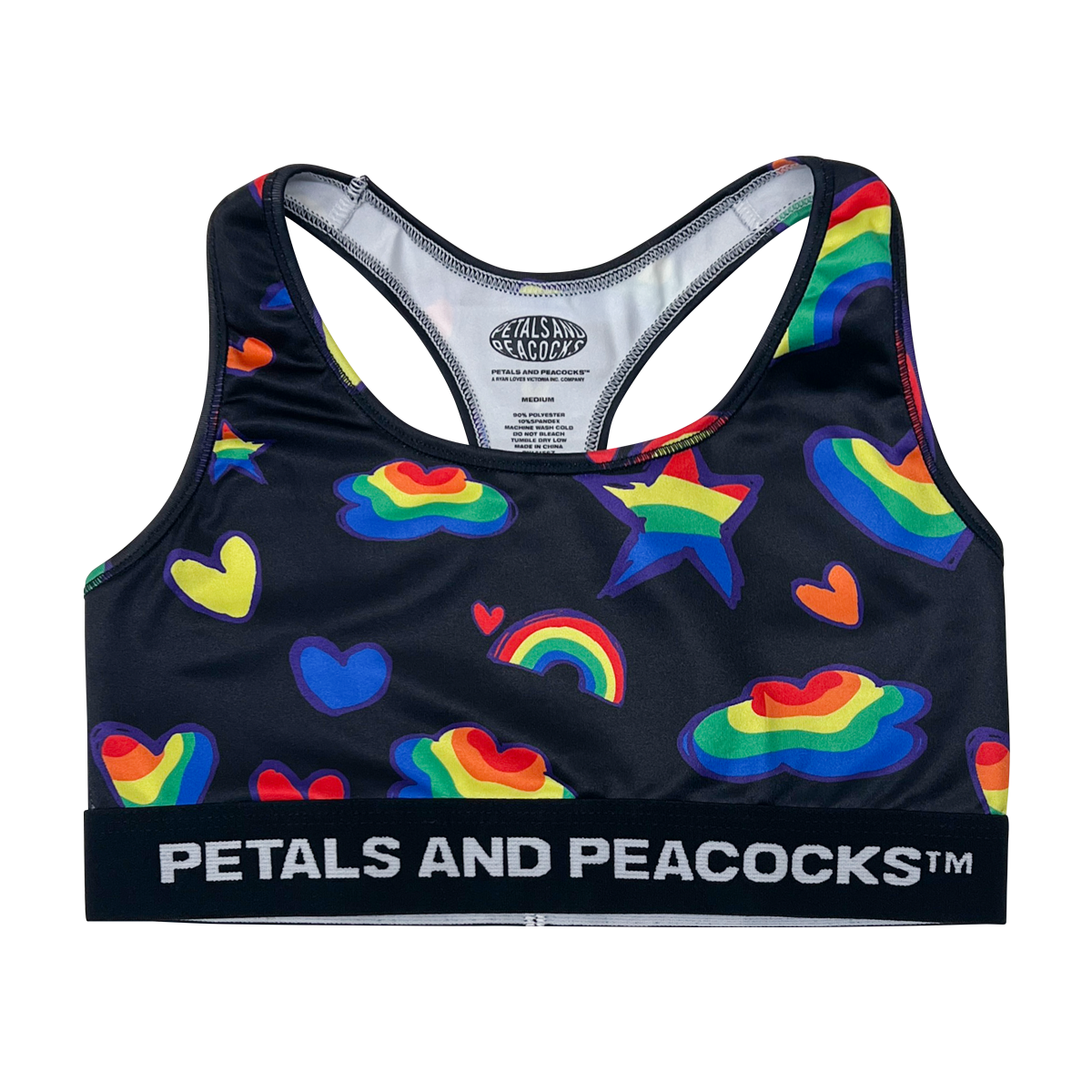 Rainbow Galaxy Sports Bra – Petals and Peacocks