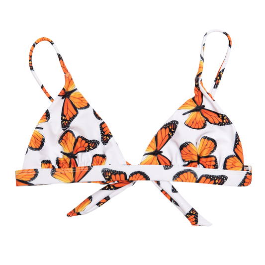Butterfly Effect Triangle Bikini Top - Petals and Peacocks